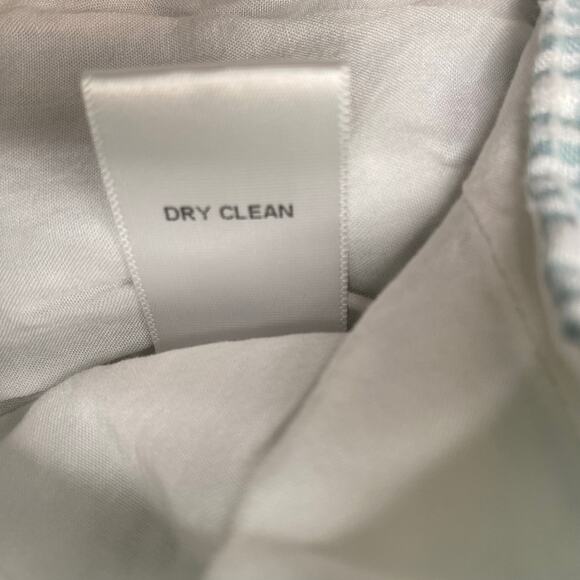 Altar'd State Women's Sage Green & White Checkered Ruffle Mini Skirt Size Large - Picture 10 of 10